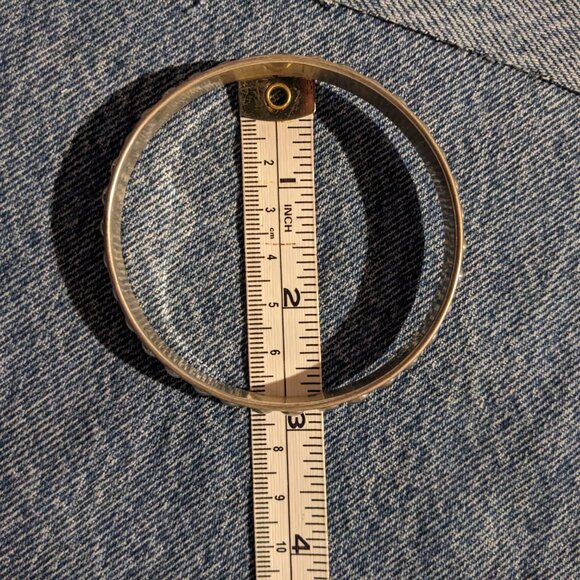 'Antique Silver' Bangle Bracelet - Picture 3 of 3